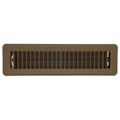 Product Image of 2" x 12" (Wall Opening Size) Floor Diffuser (Brown)