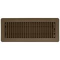 Product Image of 4" x 12" (Wall Opening Size) Floor Diffuser (Brown)