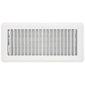 Product Image of 4" x 10" (Wall Opening Size) Floor Diffuser (White)