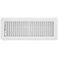 Product Image of 4" x 12" (Wall Opening Size) Floor Diffuser (White)