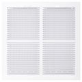 Product Image of 12" x 12" (Wall Opening Size) Sidewall/Ceiling Register w/ 1/3" Fin Spacing (White)