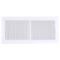 Product Image of 12" x 5" (Wall Opening Size) 2-Way Sidewall/Ceiling Register, 1/3" (White)