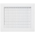Product Image of 10" x 8" (Wall Opening Size) Aluminum Sidewall/Ceiling Register (White)