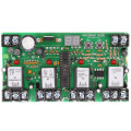 Product Image of 2.75" Track Mount 4 Output Field Adjustable Staging Threshold Relay Module with 24 VAC/DC Power Input and 0-10 Vdc Control Input