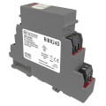 Product Image of DIN Rail Mount Relay, 10 Amp DPDT, 24 VAC/DC Coil