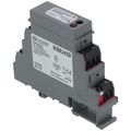 Product Image of DIN Rail Mount Relay, 10A DPDT + Override, 24 Vac/dc Coil