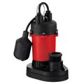 Product Image of RL-SP50T 115V, 1/2 HP, 3600 GPH Sump Pump w/ Tethered Switch and 8 ft. Cord (Red)