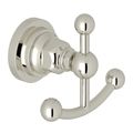 Product Image of San Giovanni Double Robe Hook (Polished Nickel)