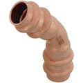 Product Image of 5/8" OD ACR Copper Press Long Radius 45-Degree Street Elbow