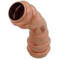Product Image of 7/8" OD ACR Copper Press Long Radius 45-Degree Street Elbow