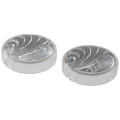 Product Image of Hot and Cold Acrylic Chrome Button Replacement Kit for 2 Handle Knobs (Pack Of 2), RP18373