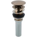 Product Image of 2-3/4" Luxe Gold Drain Assembly for Sink - Push Button Pop-Up w/ Overflow, RP72414GL
