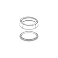 Product Image of Soline Base Ring & Gasket (Chrome), RP72799