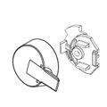 Product Image of Compel Temperature Knob & Cover, 17 Series (Chrome), RP73380