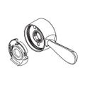 Product Image of 1700 Series Classic Metal Lever Handle Kit (Chrome), RP73643
