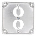 Product Image of 4" Square Surface Cover for One Duplex Flush Receptacle