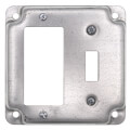 Product Image of 4" Square Surface Cover for One Ground Fault Receptacle & One Toggle Switch