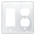 Product Image of 4-11/16" Square Surface Cover for One Ground Fault Receptacle and One Duplex Receptacle