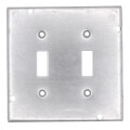 Product Image of 4-11/16" Square Surface Cover for Two Toggle Switches