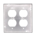 Product Image of 4-11/16" Square Surface Cover for Two Duplex Flush Receptacles