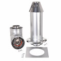 Product Image of Horizontal Vent-Cone Termination Kit (2 in. x 8 in. Wall), RTG20292-1