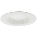 Product Image of 4" Performance 5 CCT Selectable Round LED Recessed Downlight, Baffle Trim - White (6.5W)