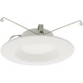Product Image of 6" LED Recessed Retrofit Downlight, 8W, 3000K, 90 CRI, Round Baffle Trim (White)