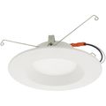 Product Image of 6" Economy LED Recessed Retrofit Downlight, 8W, 4000K, 90 CRI, Round Smooth Trim (White)