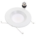 Product Image of 6" Performance 5 CCT Selectable Round LED Recessed Downlight, Smooth Trim - White (9W)