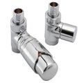 Product Image of Thermostatic Control Valve Set - Decorative Angle (Polished Chrome)
