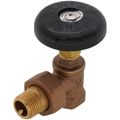 Product Image of 1/2" (FIP x Male Union) Hot Water Angle Radiator Valve