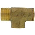Product Image of 3/4" x 1/2" Brass Relief Valve, Non-Adjustable, 100 PSI (Lead Free)