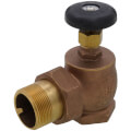 Product Image of 1-1/2" (FIP x Male Union) Steam Angle Radiator Valve