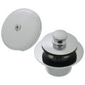 Product Image of 1-5/8" Lift and Turn Bath Drain, Mounting Plate & Screw (Polished Chrome)