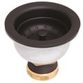 Product Image of Deep Dish Posi-lock Kitchen Sink Strainer (Matte Black)