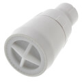 Product Image of 2" White Shower Head w/ Plastic Ball, 2.5 GPM