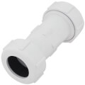 Product Image of 1-1/4" PVC Sch. 40 Compression Coupling (PVC White - Buna-N Gasket)