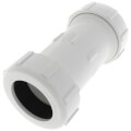 Product Image of 2" PVC Sch. 40 Compression Coupling (PVC White - Buna-N Gasket)