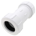 Product Image of 2-1/2" PVC Sch. 40 Compression Coupling (PVC White - Buna-N Gasket)