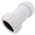 Product Image of 4" PVC Sch. 40 Compression Coupling (PVC White - Buna-N Gasket)