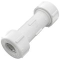 Product Image of 3/4" PVC GripLoc Compression Coupling w/ EPDM (White)