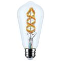 Product Image of 6W, ST19 LED, 2700K-5000K RGB/Tunable White, Starfish IOT, Clear, Medium Base, 120V (24 Pack)