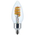 Product Image of 4W, B11 LED, 2700K-5000K RGB/Tunable White, Starfish IOT, Clear, Candelabra Base, 120V (24 Pack)