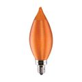 Product Image of 4 Watt CA11 LED Bulb - Satin Spun Amber - Candelabra base - 2100K - 120 Volt (6 Pack)