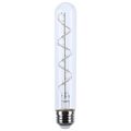 Product Image of 6 Watt LED Bulb - Reminiscent - Flex Gray Coil Filament - T9 - Medium Base - 2700K CCT - Clear - 120 Volt (6 Pack)