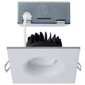 Product Image of 10W LED Direct Wire Downlight, Remote Driver, CCT Selectable, Dimmable, Square, White Finish