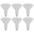 Product Image of 11 Watt BR40 LED Bulb - 27K/30K/35K/40K/50K CCT Selectable - Dim to Warm - White Finish - 120 Volt (6 Pack)