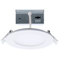 Product Image of 9W LED Direct Wire Downlight with Night Light, 4", Remote Driver, CCT Selectable, Dimmable, Round, White Finish