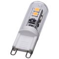 Product Image of 2 Watt T4 LED Bulb - Clear Finish - G9 Base - 3000K - 120 Volt (6 Pack)