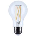 Product Image of 5W A19 LED, Medium Base, Clear, 3500K CCT, 120V (6 Pack)